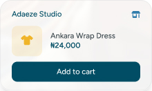 Adaeze Studio card badge