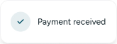Payment received badge